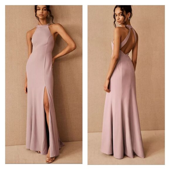 BHLDN Serephina Crepe Maxi Dress Style No: 67540476 - Picture 1 of 5